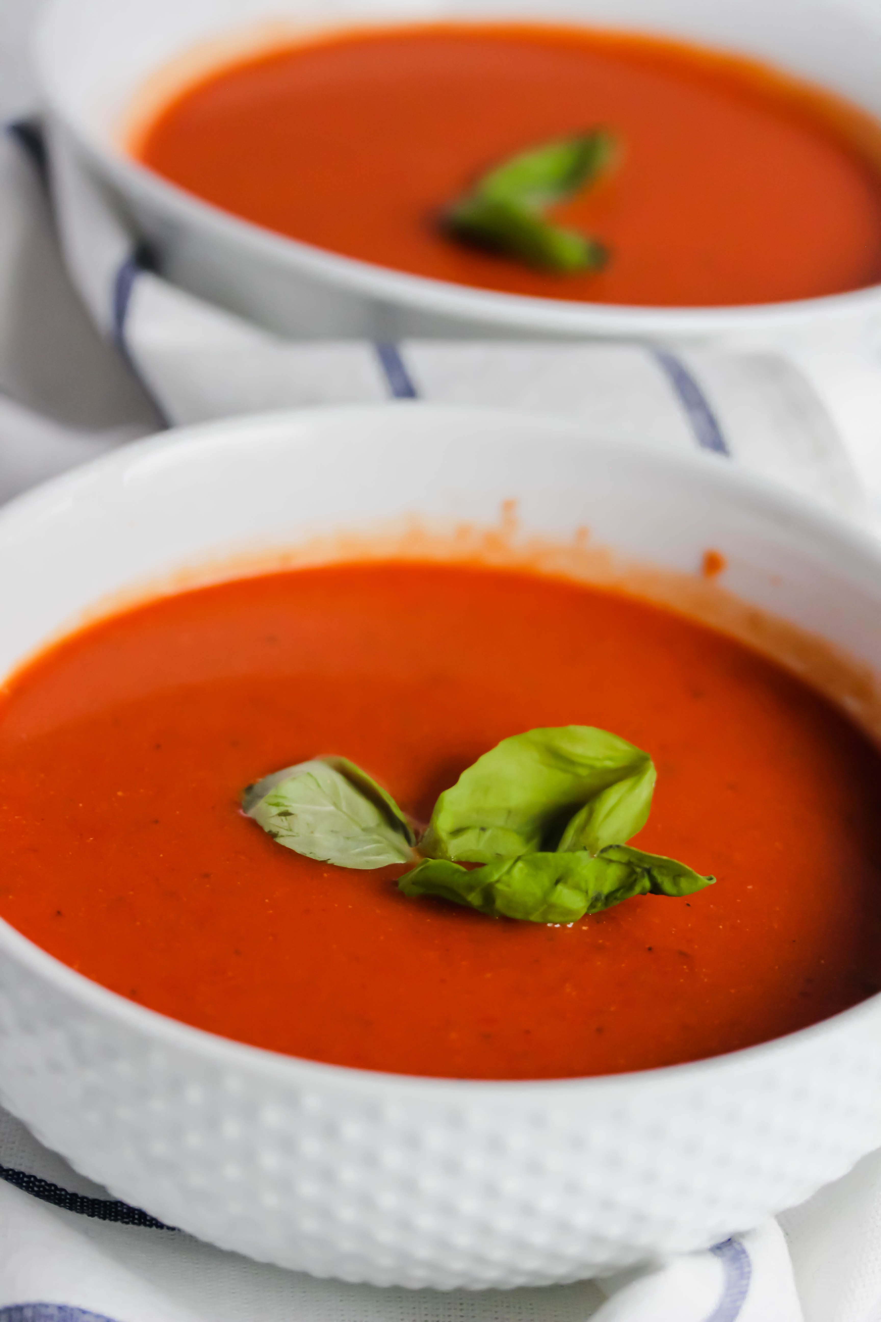 roasted red pepper & tomato soup